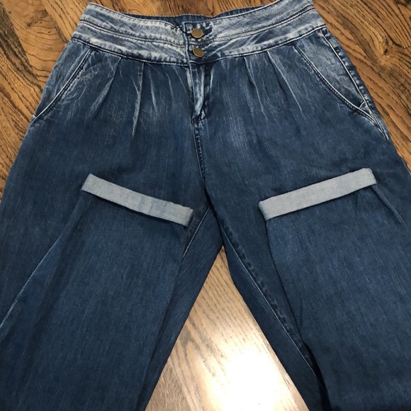 BLANK NYC The ballon women dark wash 100% cotton jeans size 26 - Picture 7 of 8